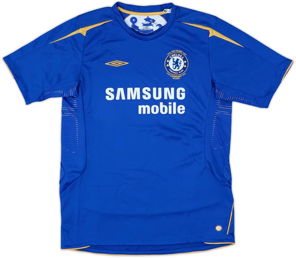 2005-06 Chelsea Centenary Home Shirt - 7/10 - (XL.Boys)