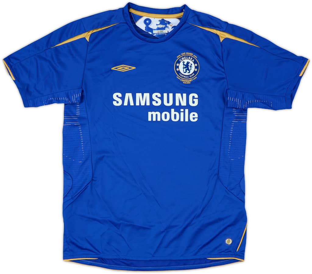 2005-06 Chelsea Centenary Home Shirt - 7/10 - (XL.Boys)