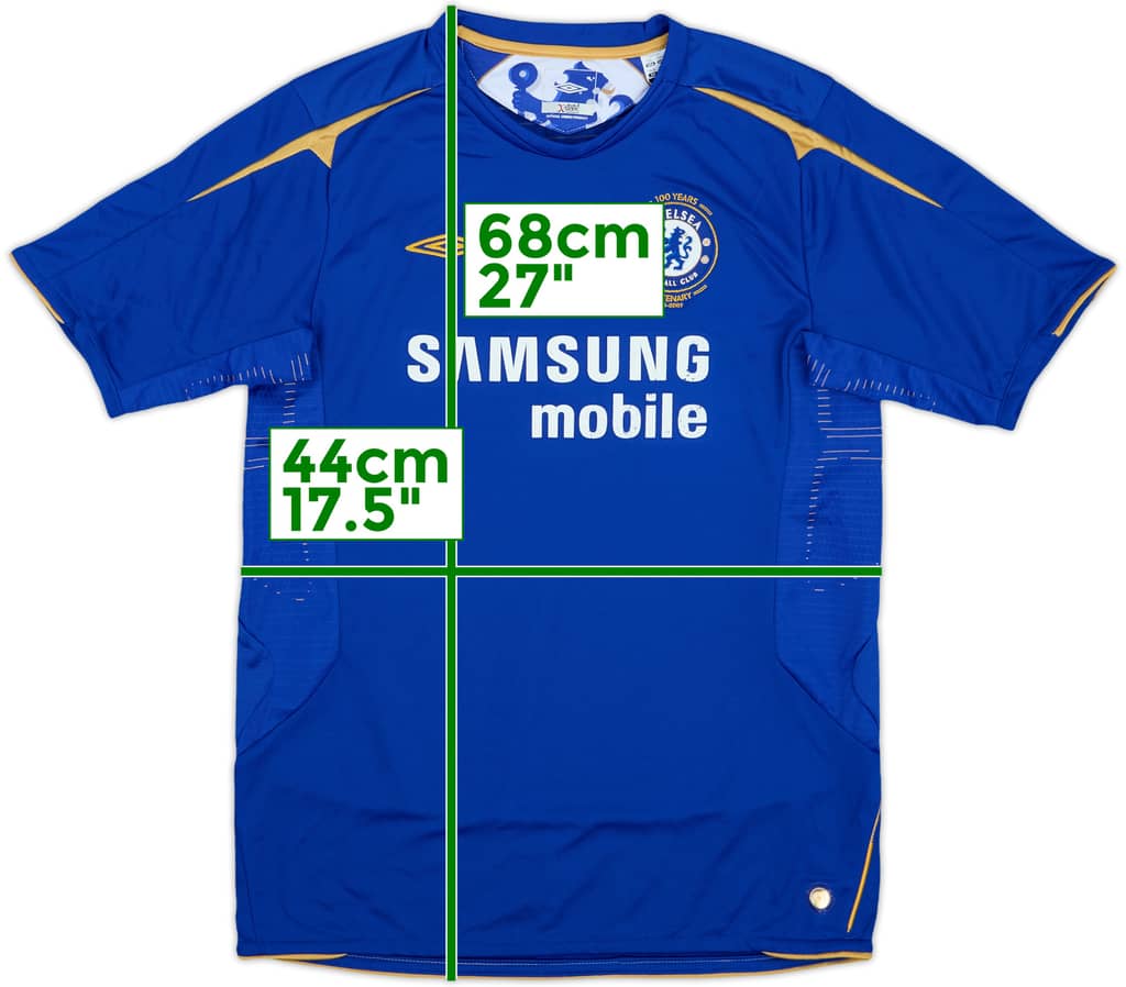 2005-06 Chelsea Centenary Home Shirt - 5/10 - (XL.Boys)