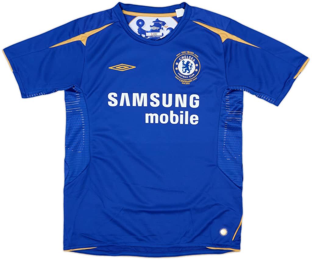 2005-06 Chelsea Centenary Home Shirt - 9/10 - (M.Boys)