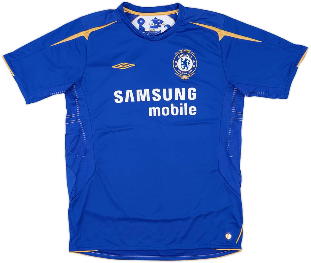 2005-06 Chelsea Centenary Home Shirt - 7/10 - (XL.Boys)