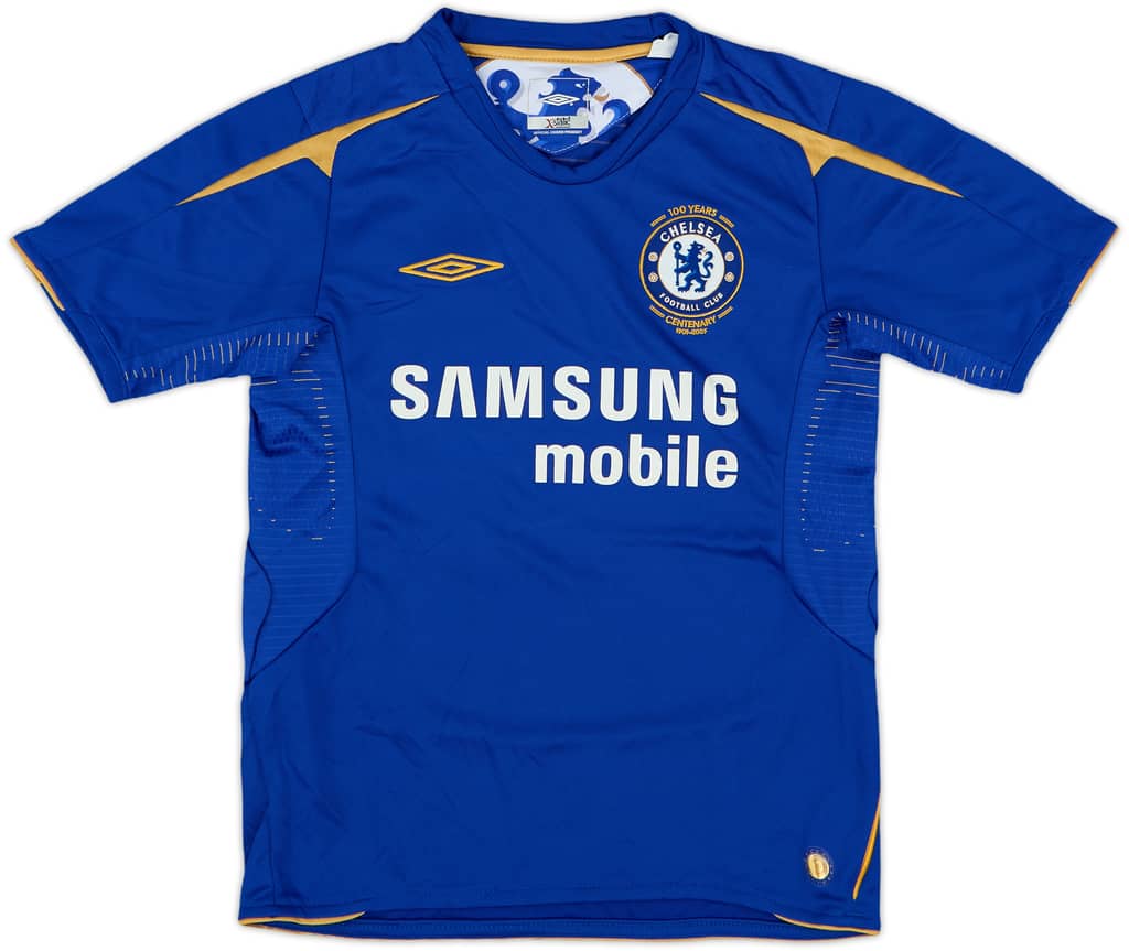 2005-06 Chelsea Centenary Home Shirt - 7/10 - (S.Boys)