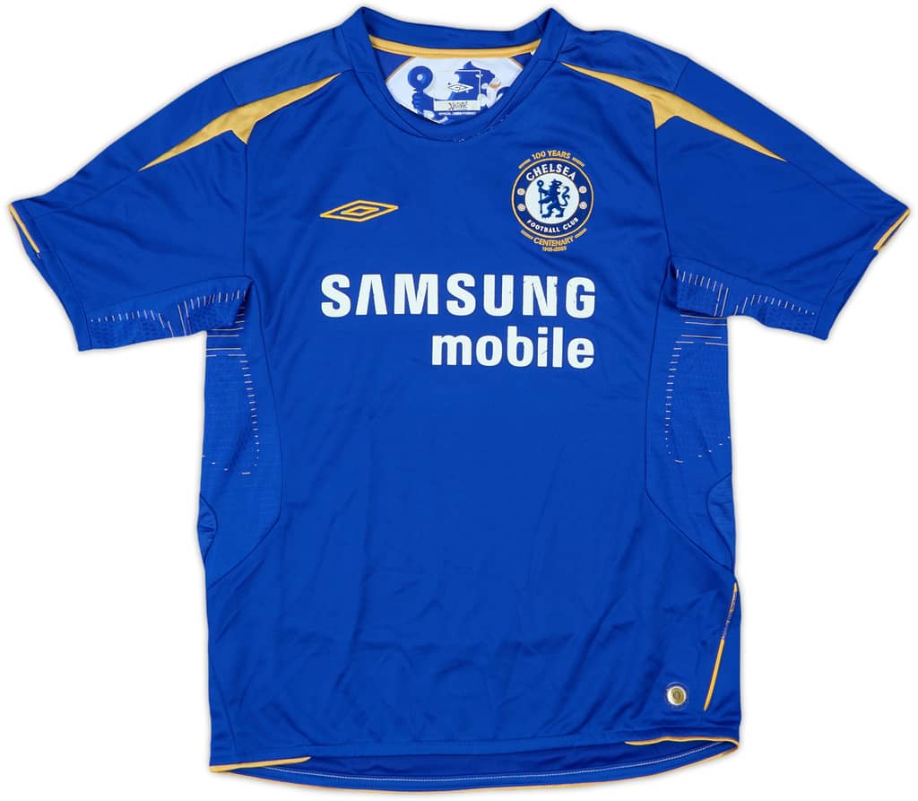 2005-06 Chelsea Centenary Home Shirt - 6/10 - (M.Boys)