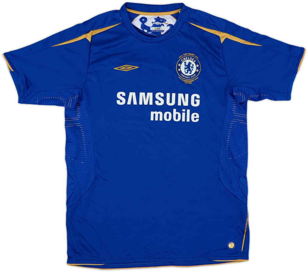 2005-06 Chelsea Centenary Home Shirt - 7/10 - (XL.Boys)