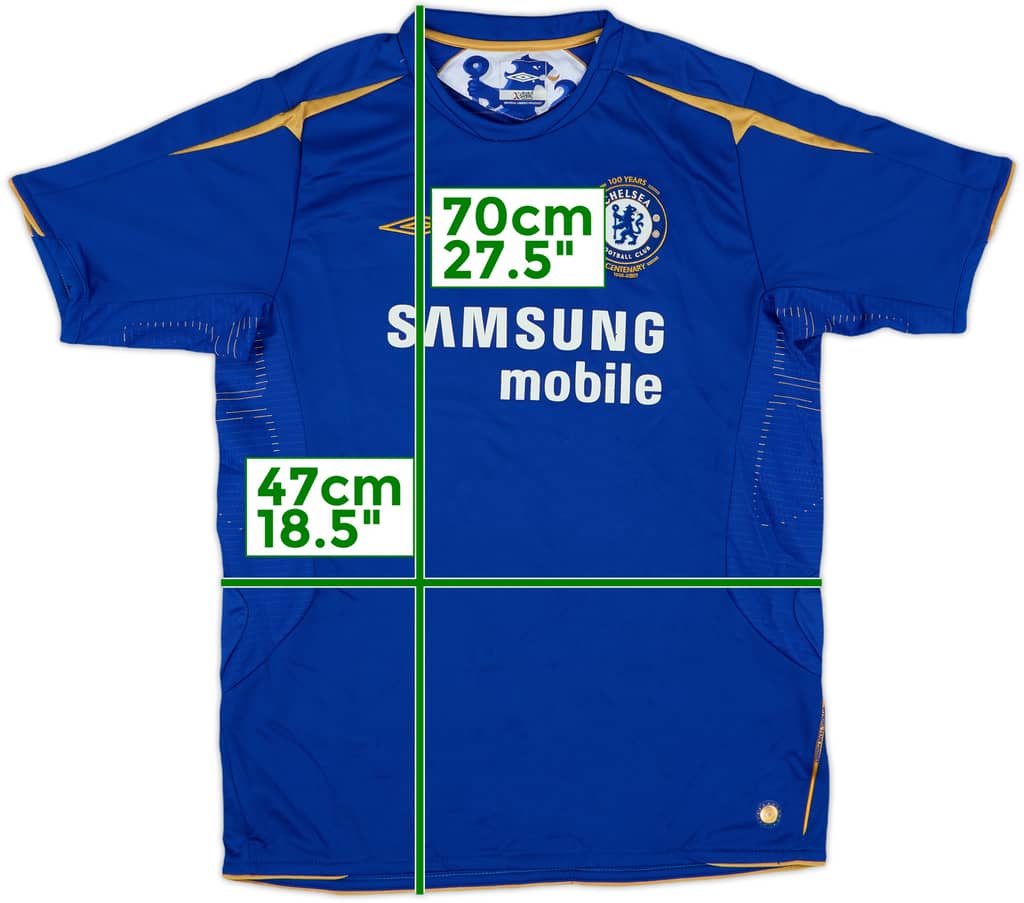 2005-06 Chelsea Centenary Home Shirt - 7/10 - (XL.Boys)