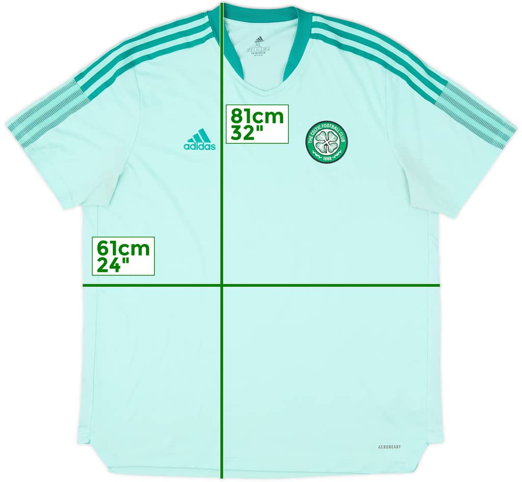 2021-22 Celtic adidas Training Shirt - 9/10 - (XL)
