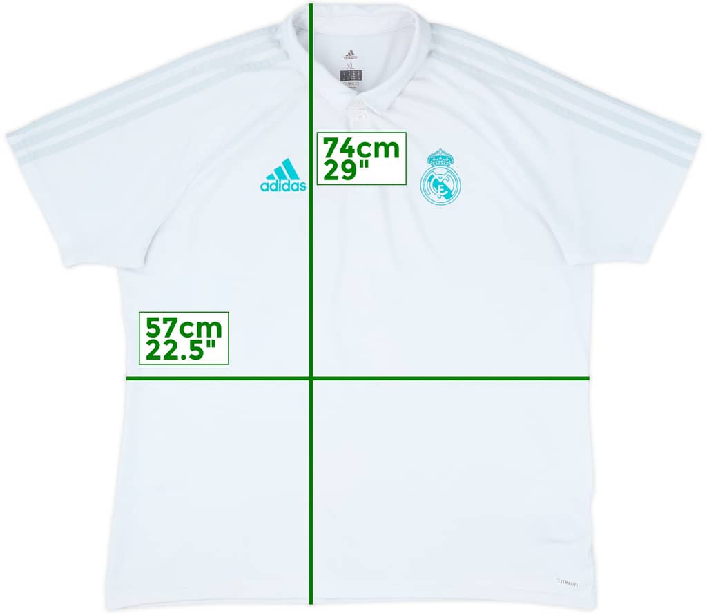 2017-18 Real Madrid adidas Polo Shirt - 6/10 - (XL)