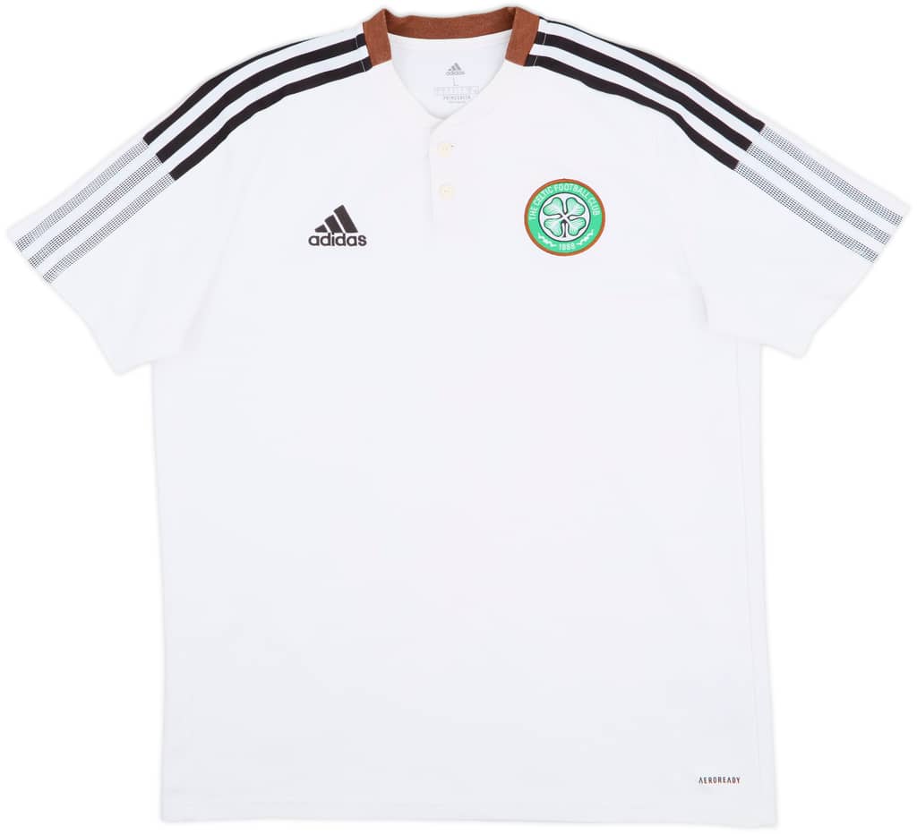 2021-22 Celtic adidas Training Shirt - 9/10 - (L)