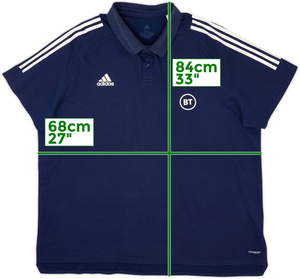 2020-21 Scotland adidas Polo Shirt - 6/10 - (3XL)