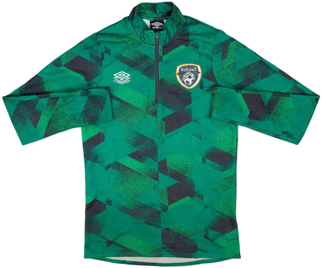 2022-23 Ireland Umbro 1/4 Zip Drill Top - 8/10 - (S)