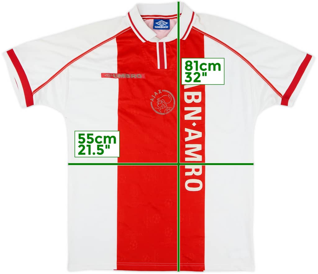 1998-99 Ajax Champions League Home Shirt - 8/10 - (XL)
