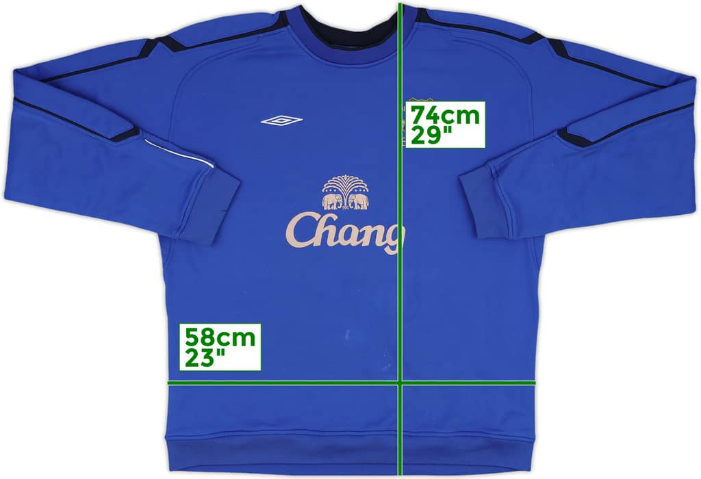 2006-07 Everton Umbro Sweat Top - 7/10 - (XXL)