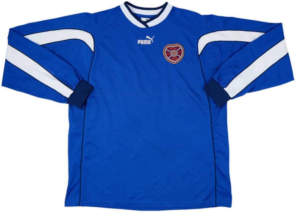 2000s Puma Template Training L/S Shirt (Hearts) - 5/10 - (XL)