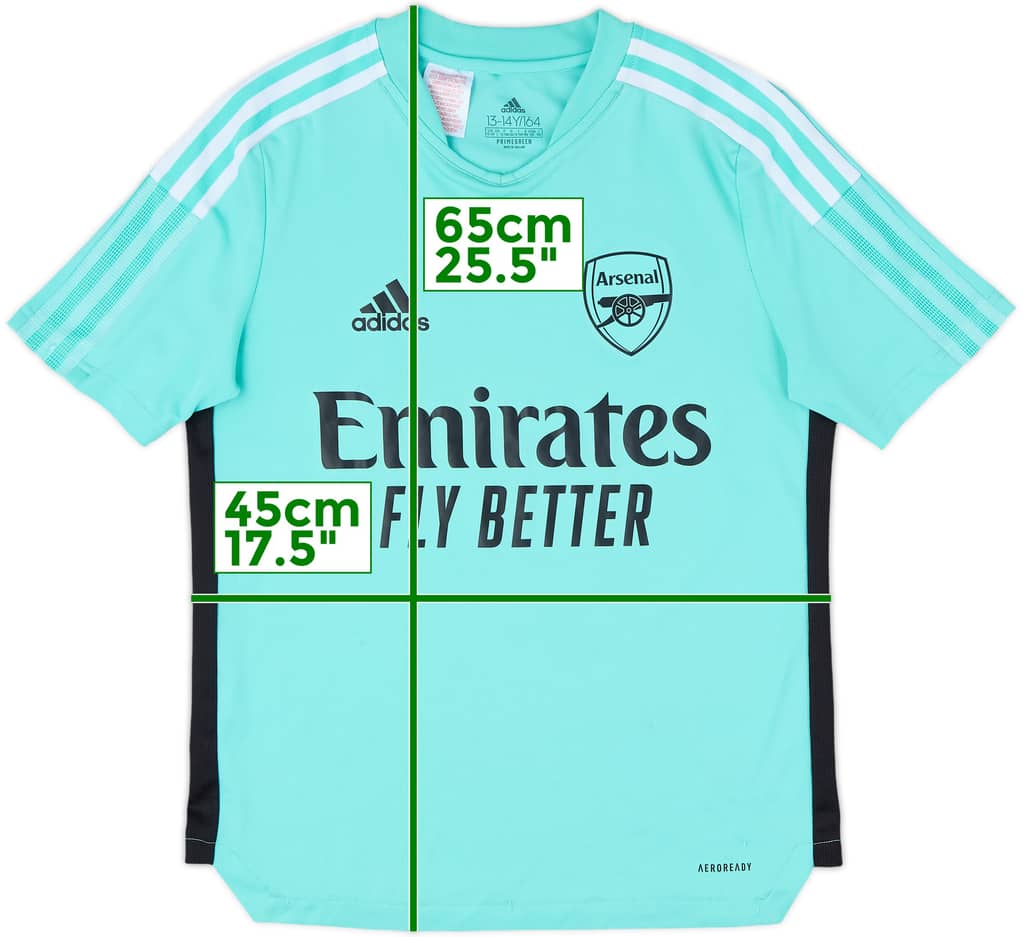 2021-22 Arsenal adidas Training Shirt - 7/10 - (L.Boys)