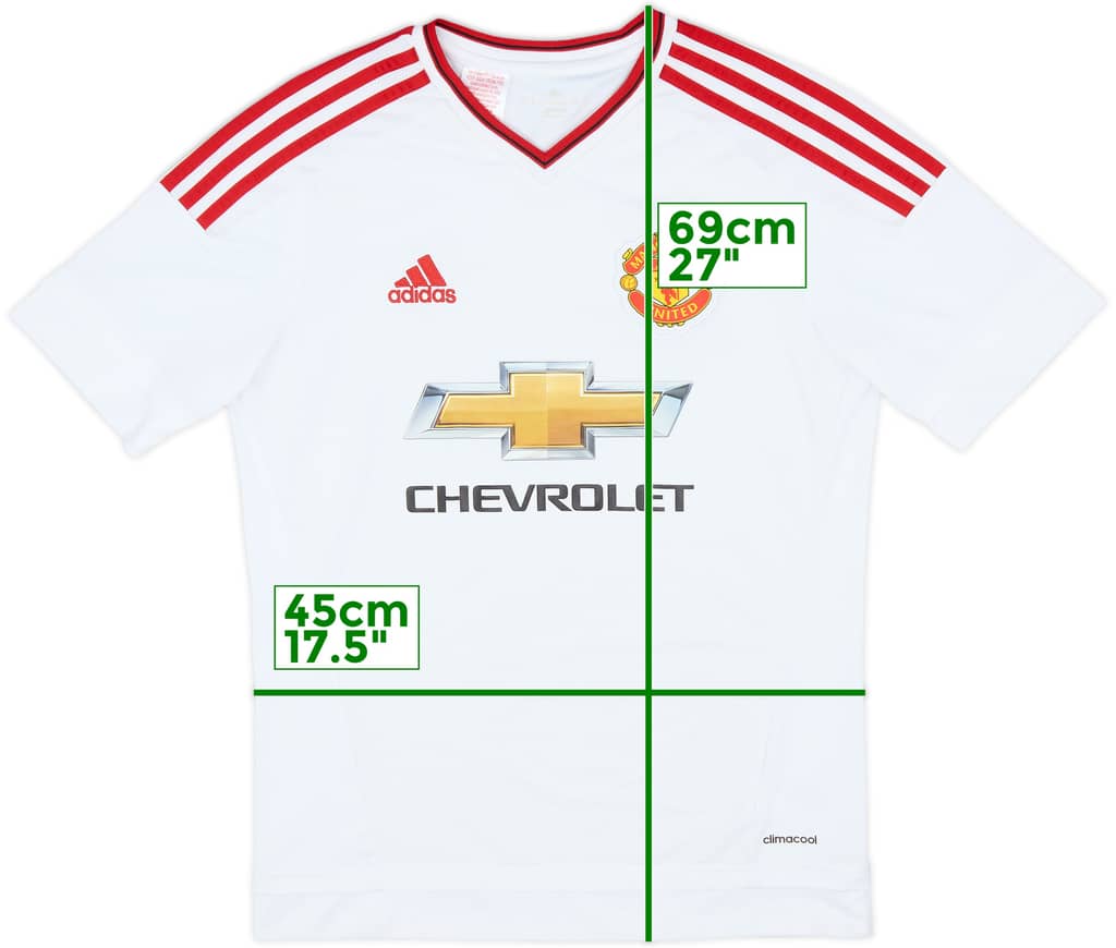 2015-16 Manchester United Away Shirt - 7/10 - (XL.Boys)