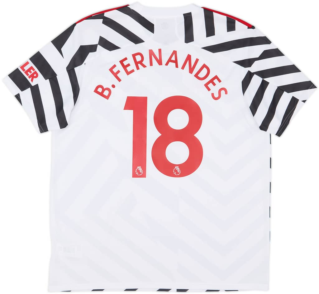 2020-21 Manchester United Third Shirt B.Fernandes #18 - 8/10 - (S)