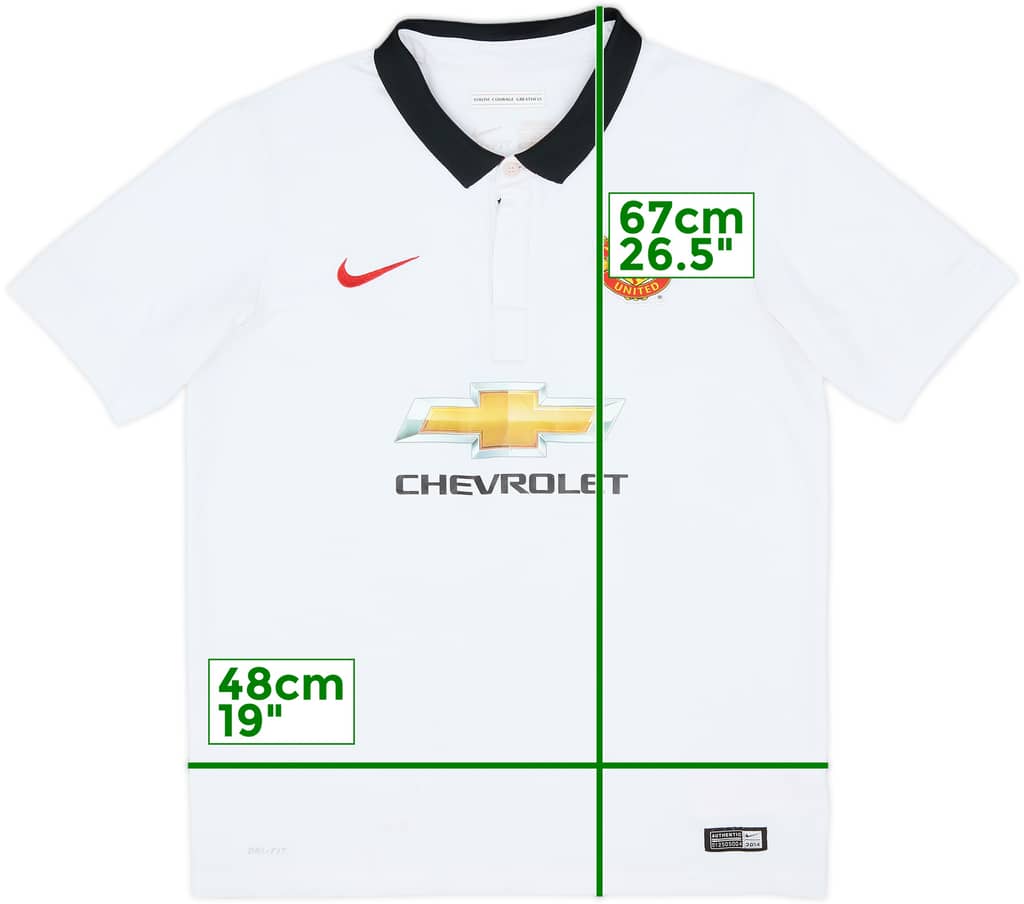 2014-15 Manchester United Away Shirt - 5/10 - (XL.Boys)