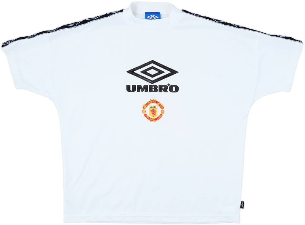1994-96 Manchester United Umbro Training Shirt - 9/10 - (L)