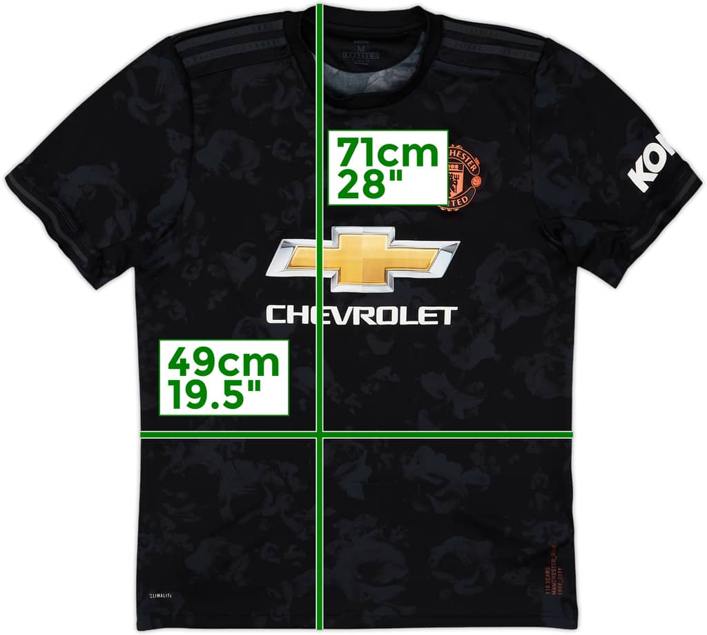 2019-20 Manchester United Third Shirt - 4/10 - (M)