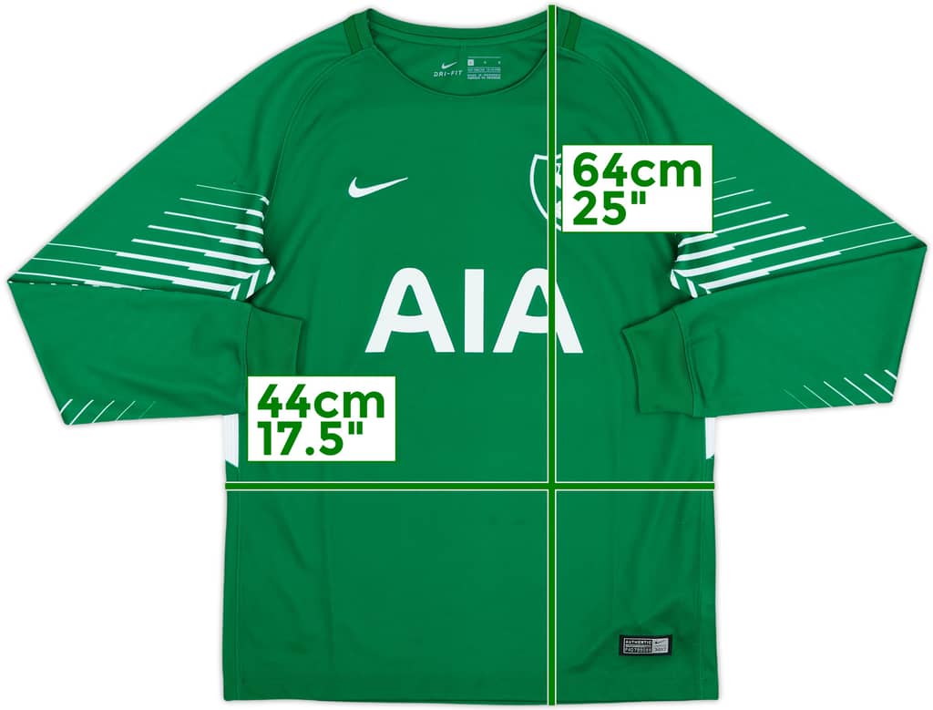 2017-18 Tottenham GK Shirt - 8/10 - (L.Boys)