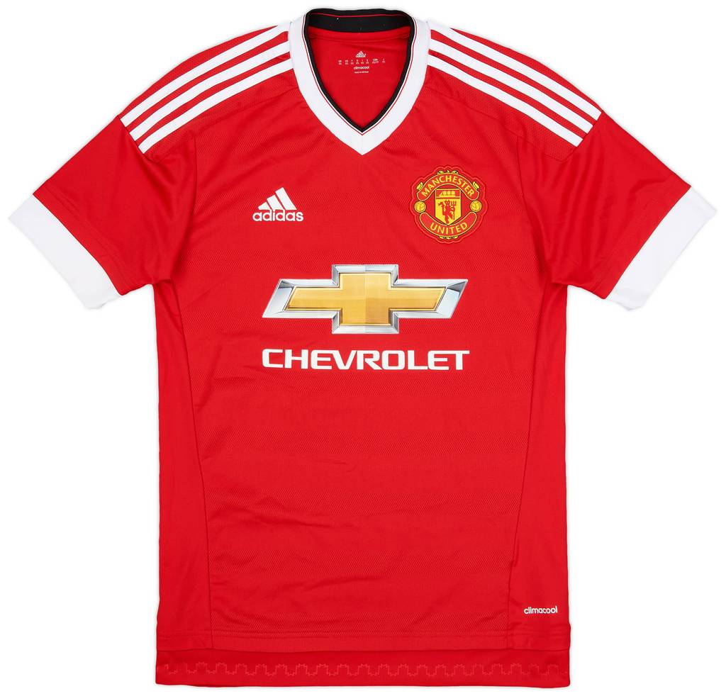 2015-16 Manchester United Home Shirt Rooney #10 - 8/10 - (XS)