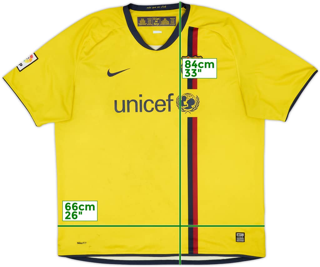 2008-10 Barcelona Away Shirt - 5/10 - (XXL)