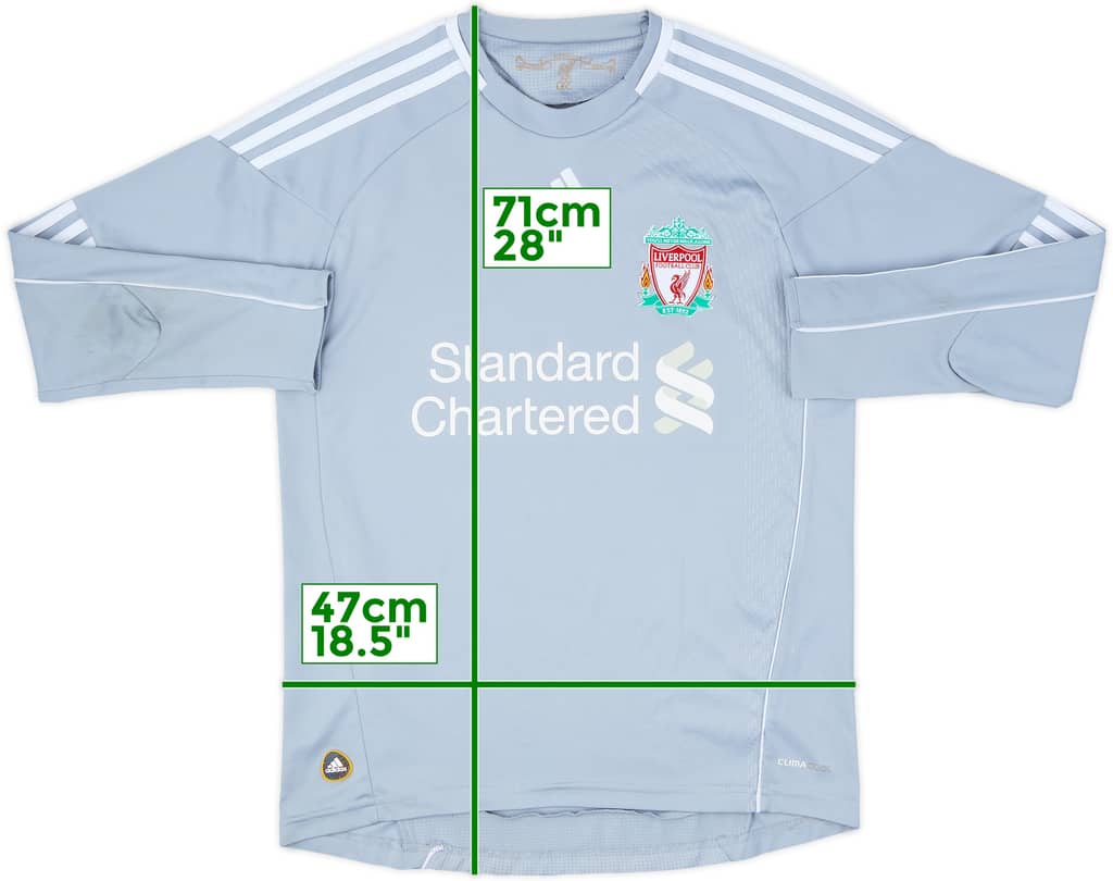 2010-12 Liverpool GK Shirt - 7/10 - (L.Boys)