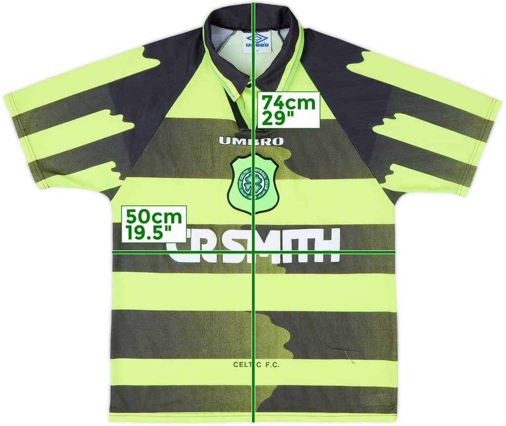 1996-97 Celtic Away Shirt - 8/10 - (M)