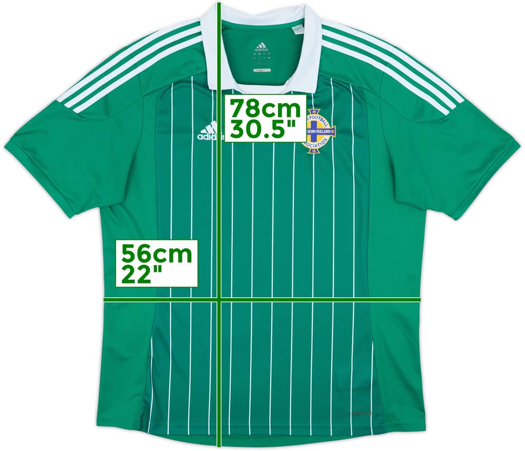 2012-13 Northern Ireland Home Shirt - 7/10 - (XL)