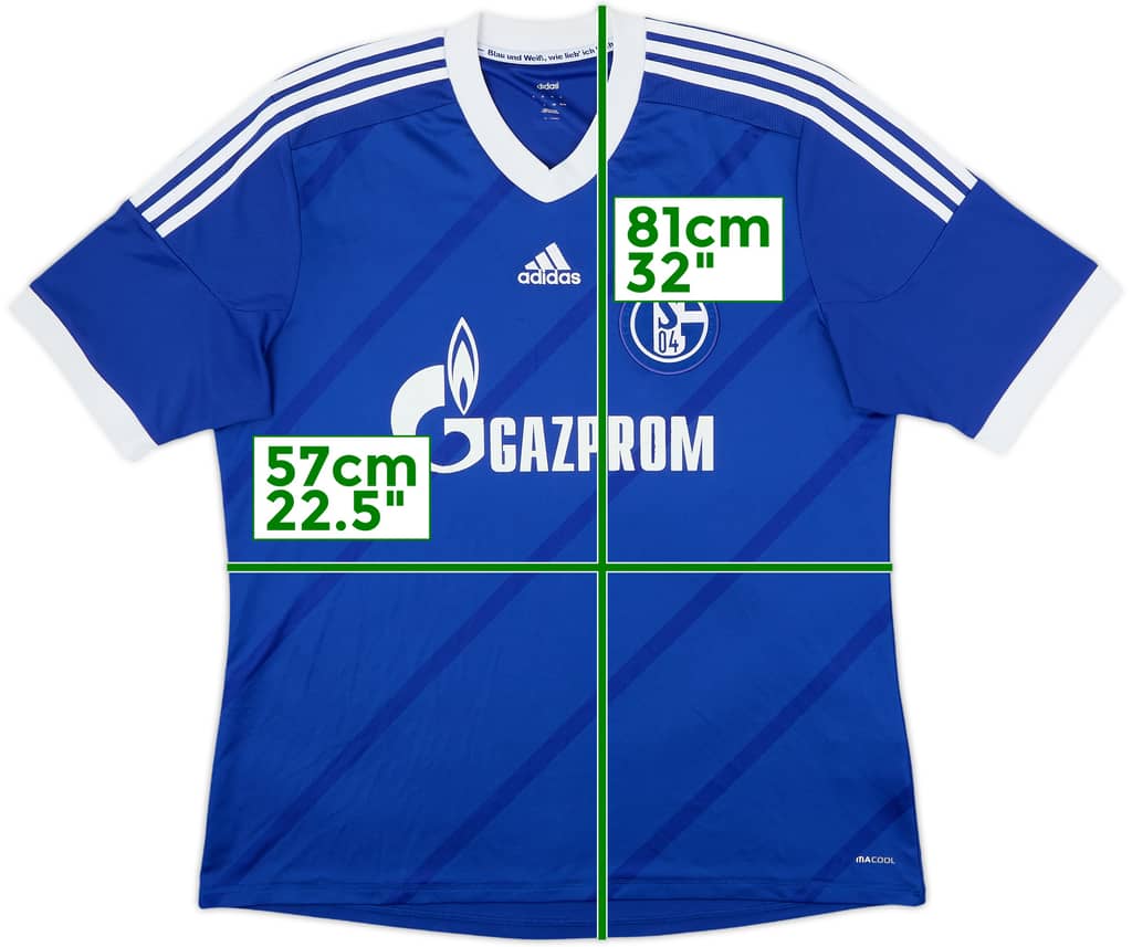 2012-14 Schalke Camiseta Local - 6/10 - (XL)
