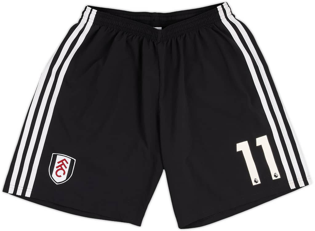 2018-19 Fulham Player Issue Home Shorts #11 - 8/10 - (M)
