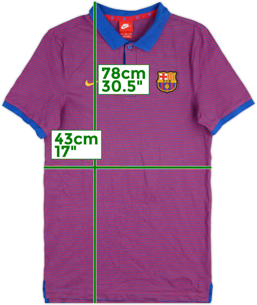 2016-17 Barcelona Nike Polo Shirt - 10/10 - (M)