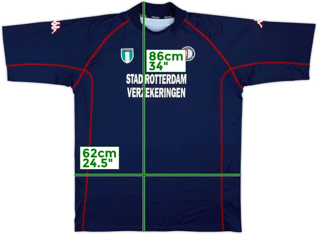 2002-03 Feyenoord Tercera Camiseta - 8/10 - (XXL)