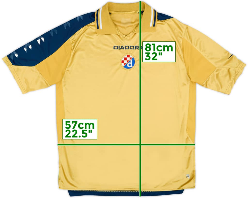 Camiseta de visitante del Dinamo Zagreb 2010-11 - 5/10 - (XL)