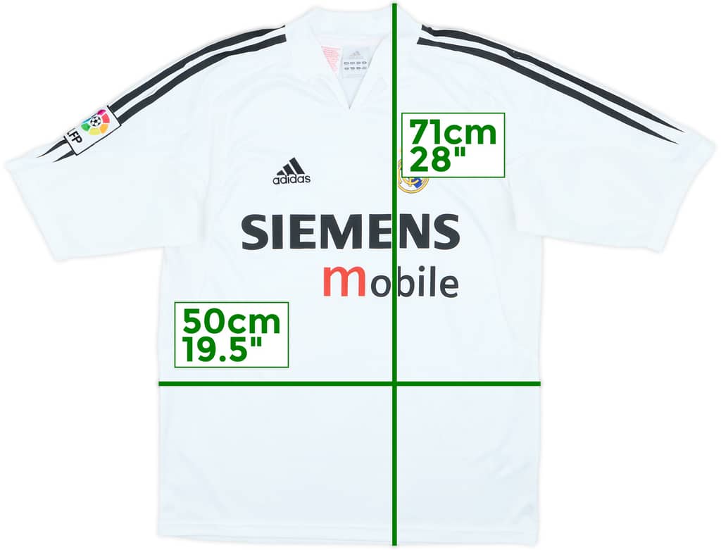 2004-05 Real Madrid Home Shirt - 4/10 - (XL.Boys)