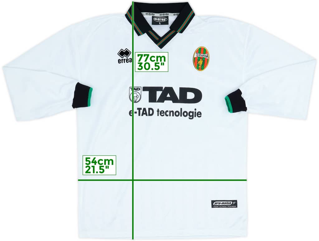 2000-01 Ternana Away L/S Shirt - 10/10 - (L)