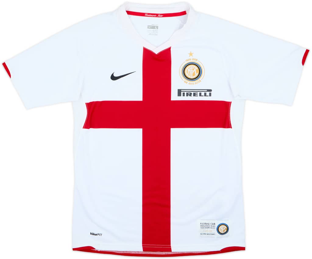 2007-08 Inter Milan Centenary Away Shirt - 6/10 - (L.Boys)