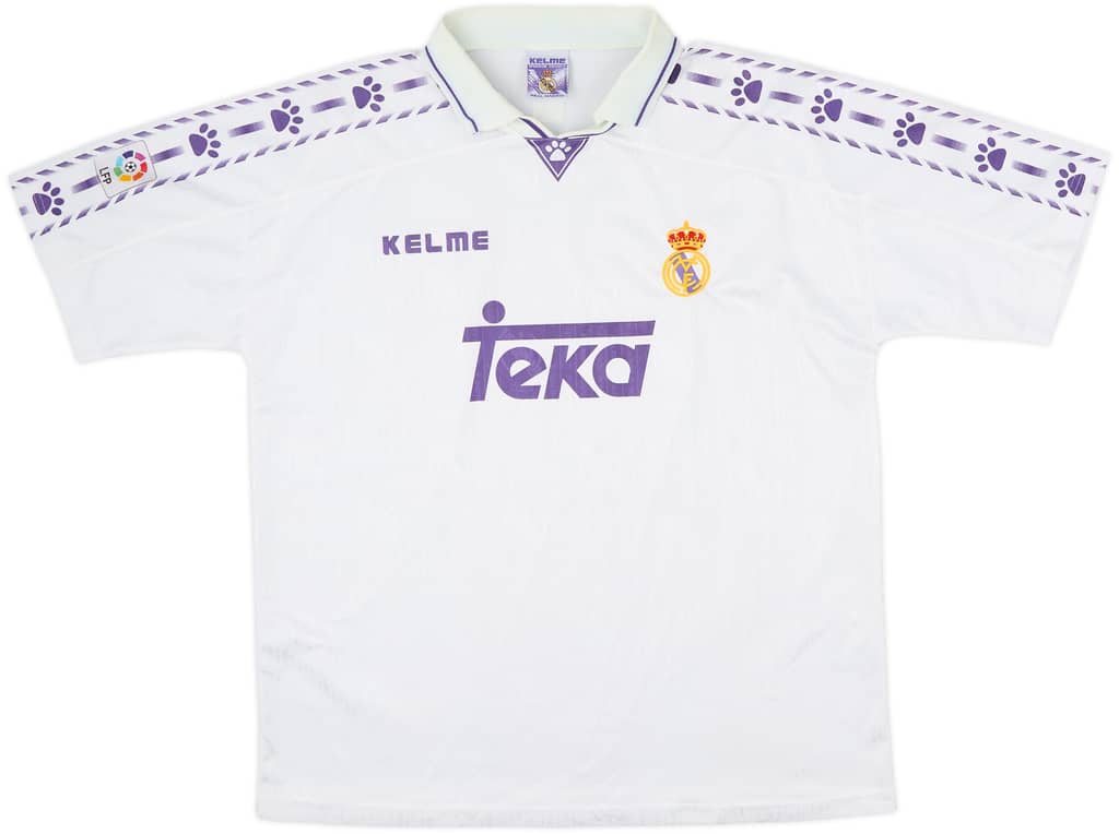 1996-97 Real Madrid Home Shirt - 7/10 - (XXL)