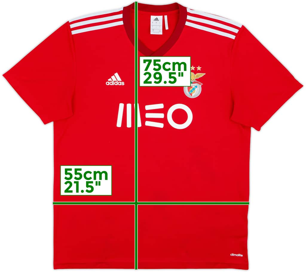 2014-15 Benfica Basic Home Shirt - 10/10 - (L)