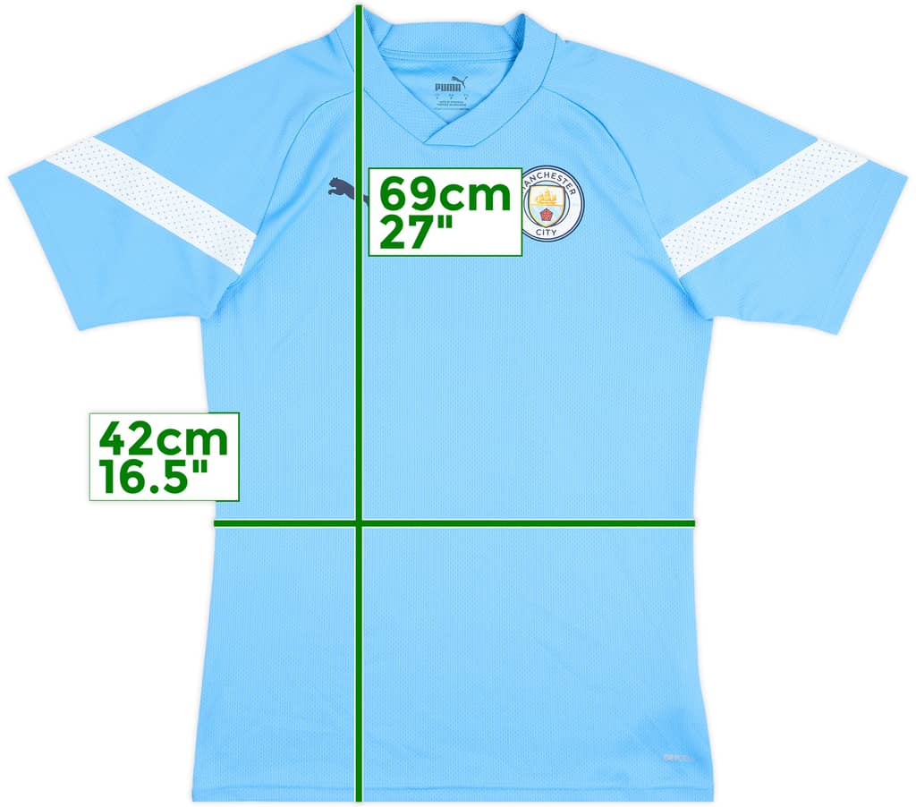 2021-22 Manchester City Puma Training Shirt - 9/10 - (S)