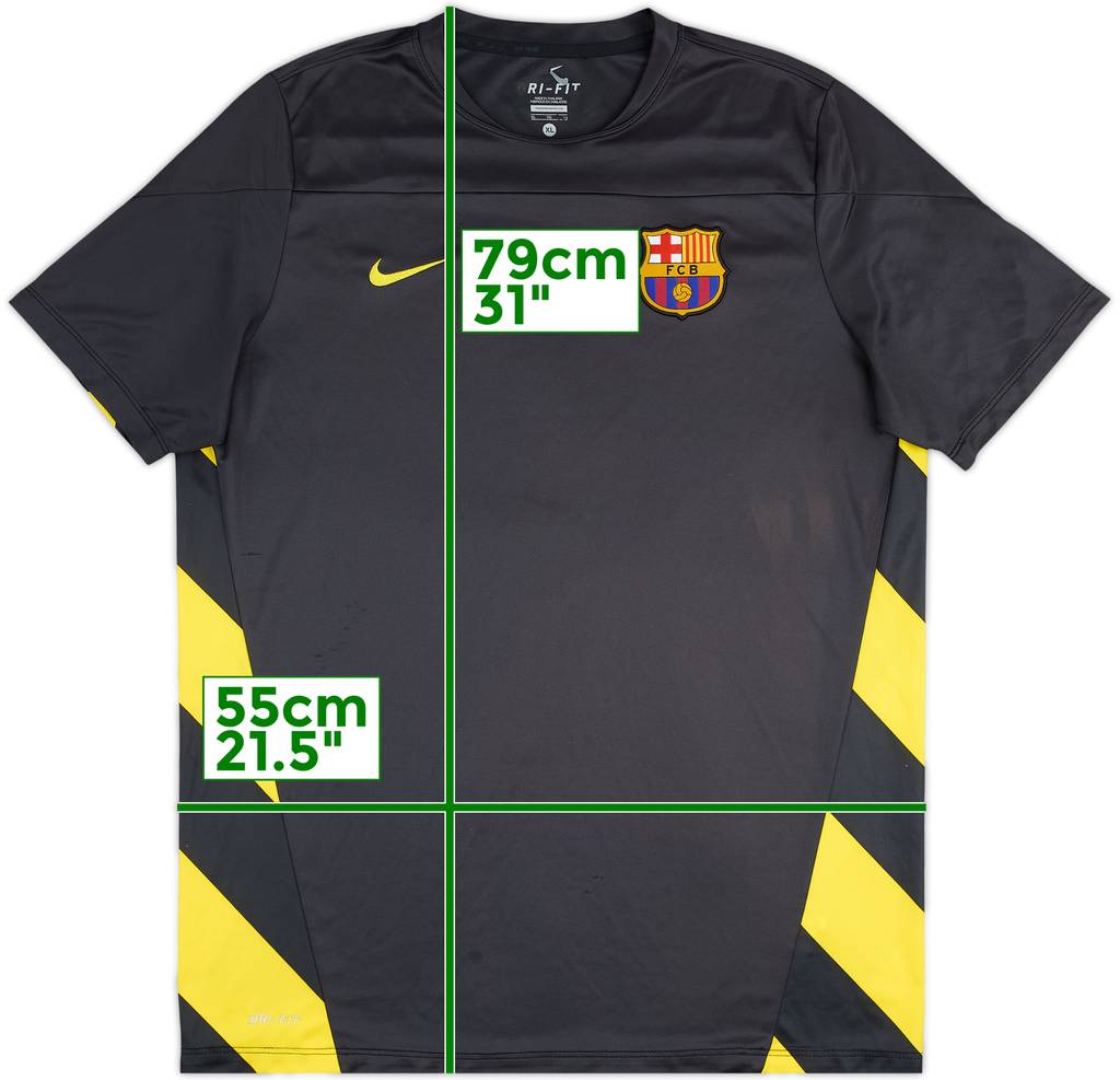 2013-14 Barcelona Nike Camiseta de Entrenamiento - 7/10 - (XL)