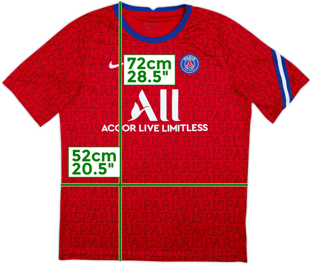 2020-21 Paris Saint-Germain Nike Training Shirt - 8/10 - (L)