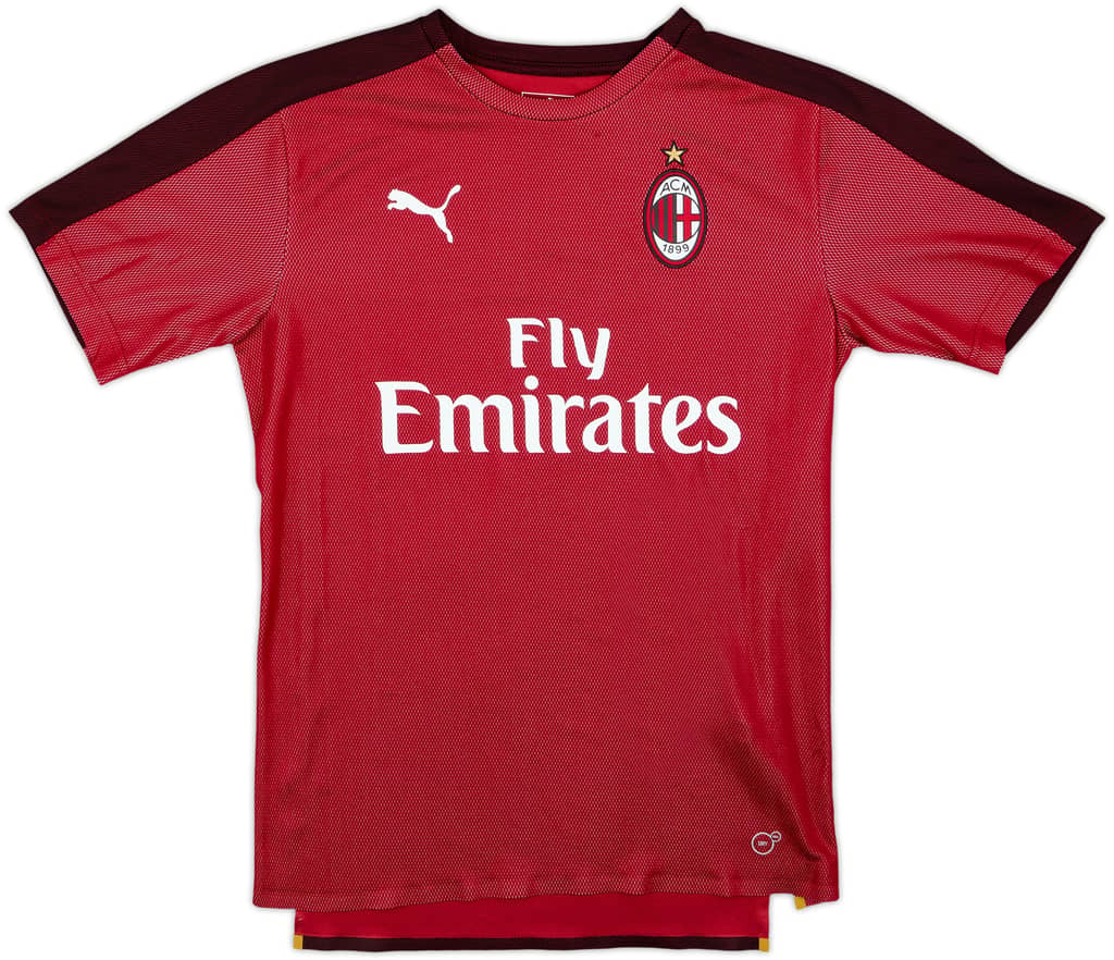 2018-19 AC Milan Puma Training Shirt - 9/10 - (S)