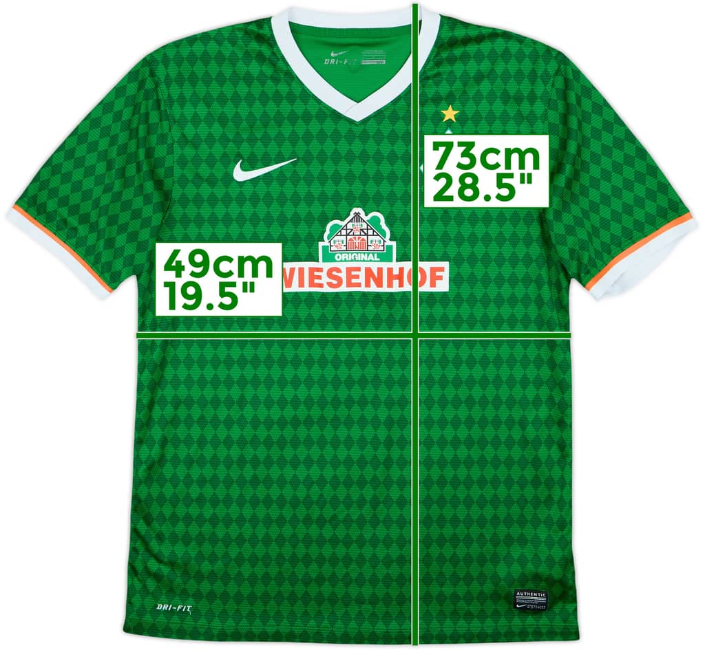 2013-14 Werder Bremen Home Shirt - 6/10 - (M)