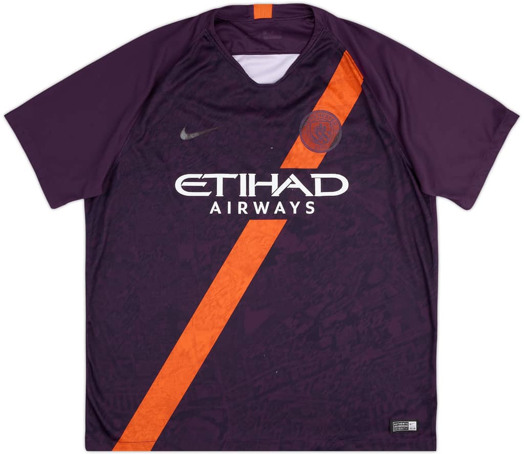 Camiseta de la tercera equipación del Manchester City 2018-19 - 4/10 - (XL)