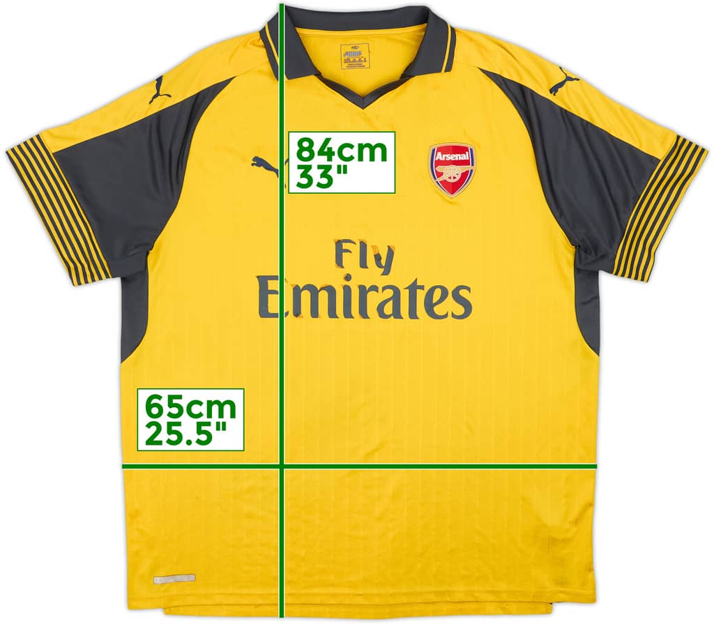 2016-17 Arsenal Away Shirt - 5/10 - (3XL)