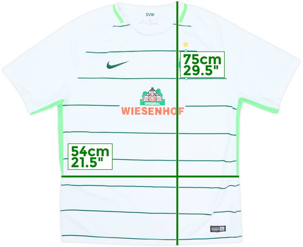 2017-18 Werder Bremen Away Shirt - 8/10 - (XL)