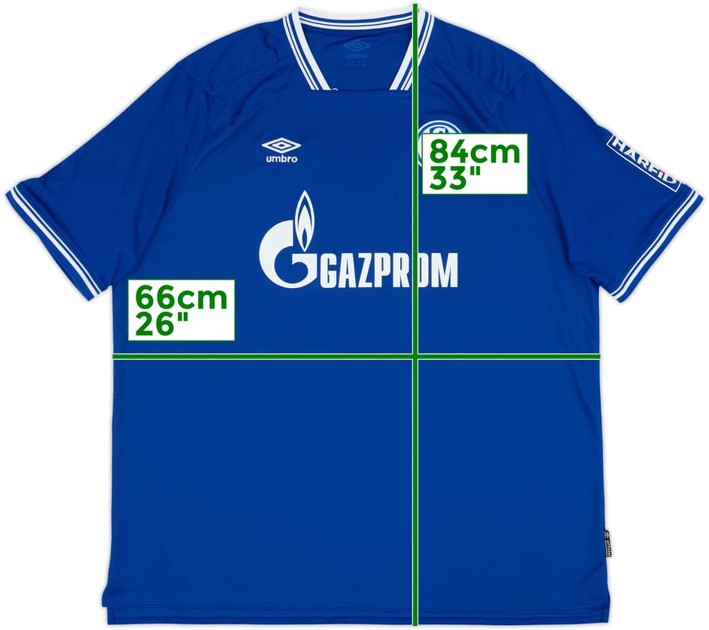 2020-21 Schalke Home Shirt - 8/10 - (4XL)
