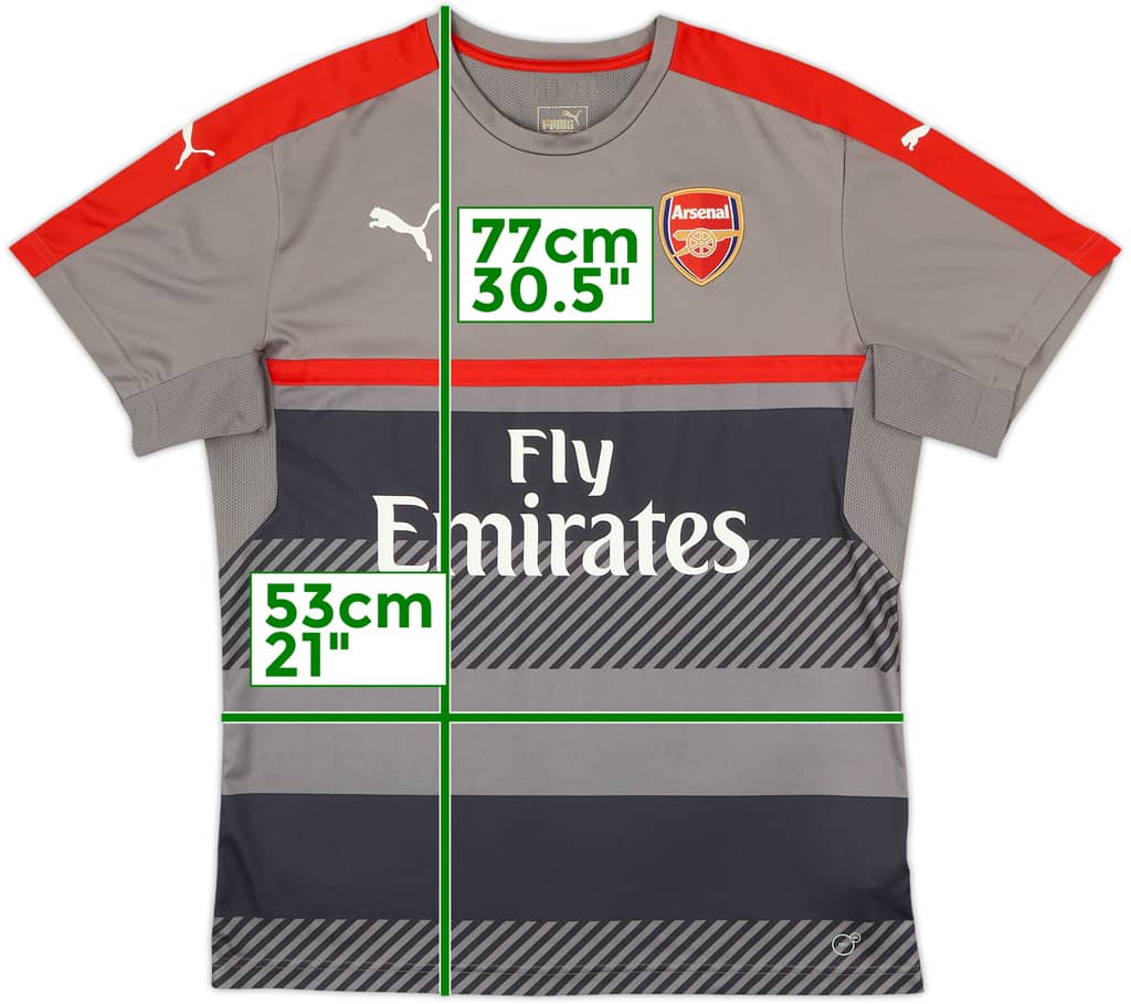 2016-17 Arsenal Puma Training Shirt - 9/10 - (XL)
