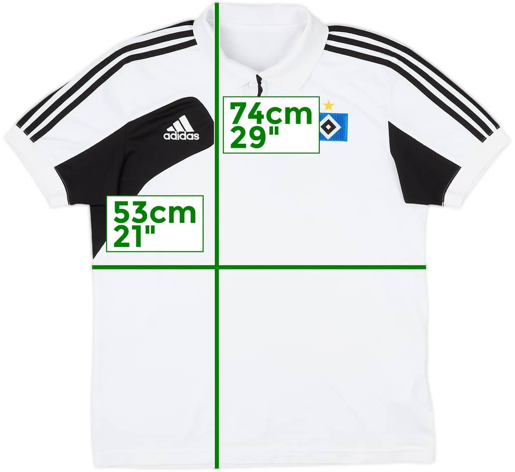 2013-14 Hamburg adidas Polo Shirt - 8/10 - (XL)